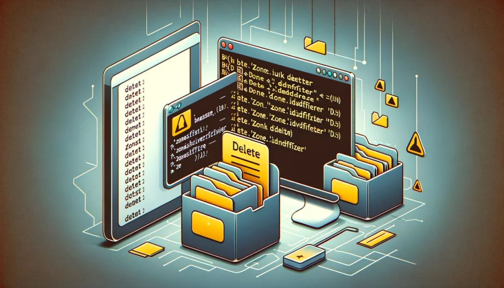 Bulk delete "Zone.Identifier" Files with a Bash Trick