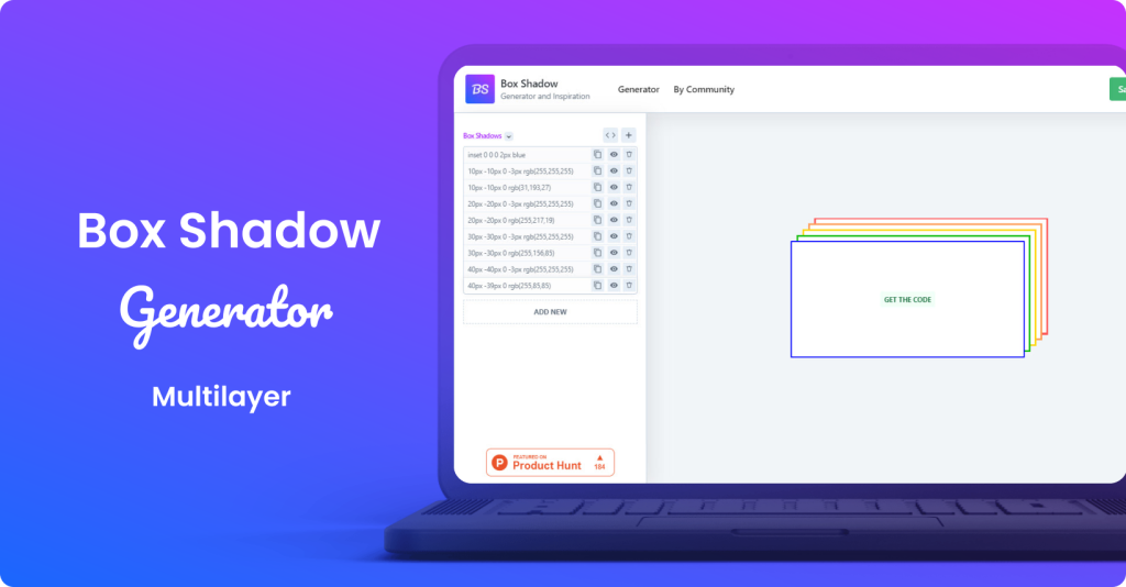 Css box shadow generator